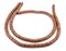 The Bead Chest Light Brown Disk Natural Wood Beads (4x8mm): Organic Eco-Friendly Wooden Bead Strand for DIY Jewelry, Crafts, Necklace and Bracelet Making
